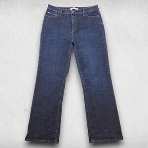 Levi's 512 Jeans Women 16M Dark‎ Wash Bootcut Perfectly Slimming Western Rodeo